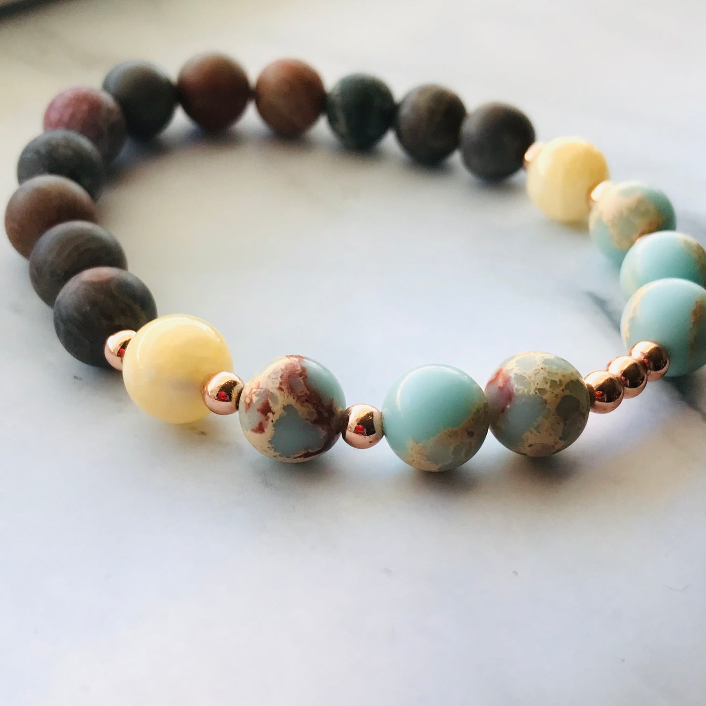 Handmade “Venus & Picasso” Energy Healing Gemstone Bracelet - PharosMoon