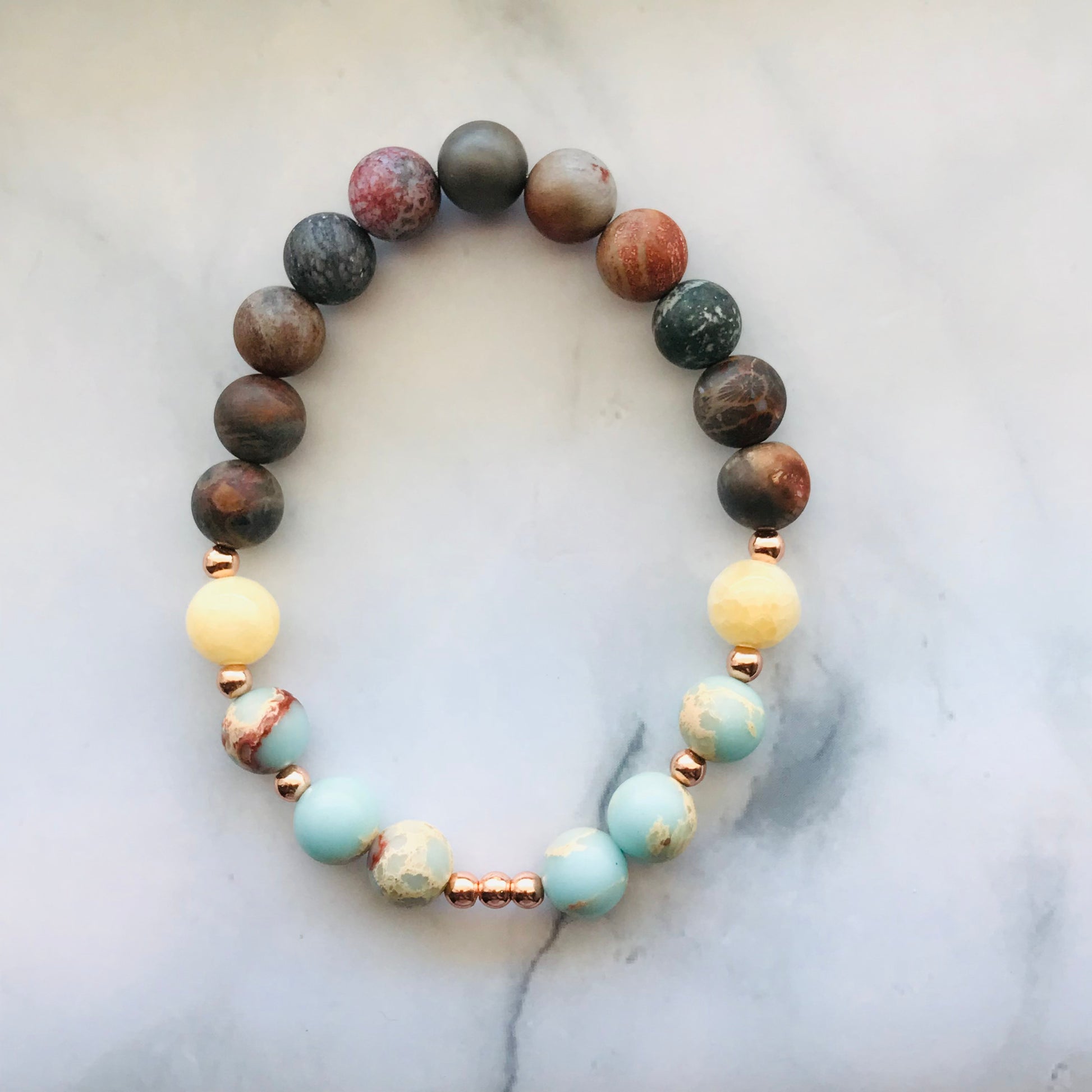 Handmade “Venus & Picasso” Energy Healing Gemstone Bracelet - PharosMoon