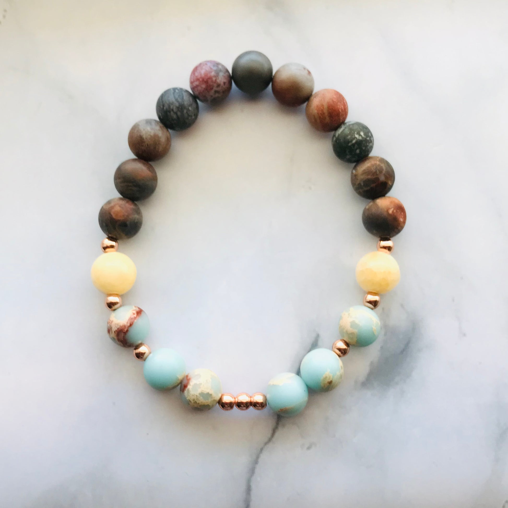 Handmade “Venus & Picasso” Energy Healing Gemstone Bracelet - PharosMoon