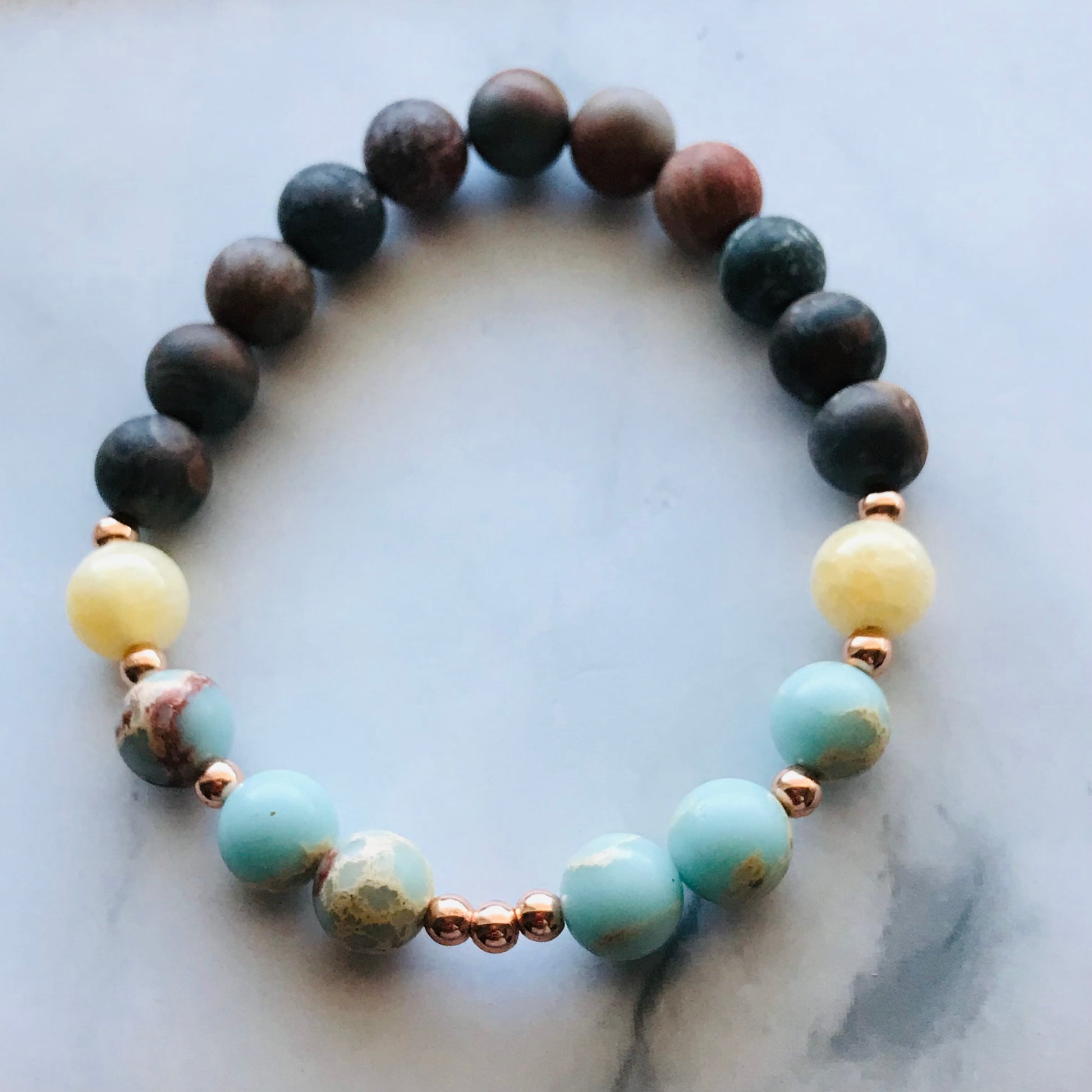 Handmade “Venus & Picasso” Energy Healing Gemstone Bracelet - PharosMoon